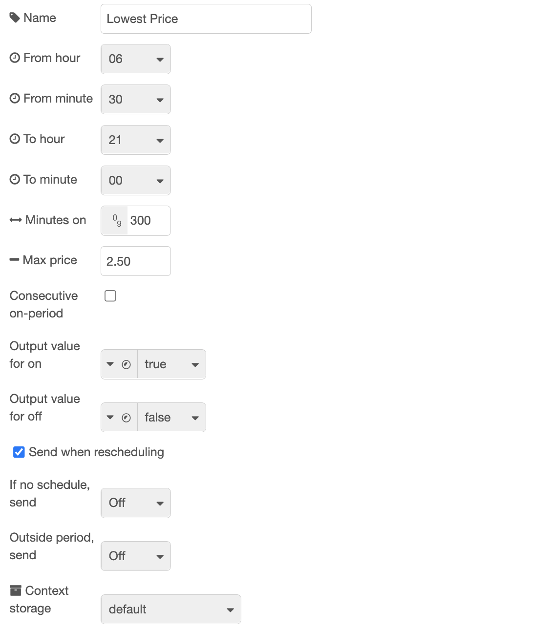 Node Configuration
